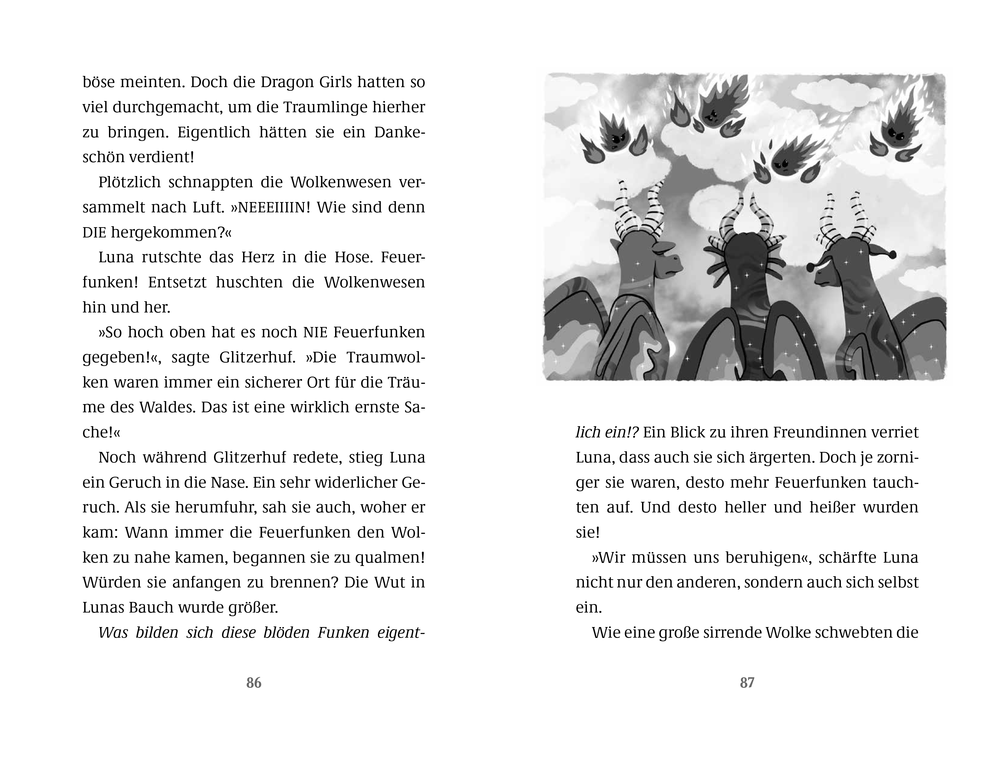 Cover des Buches Dragon Girls – Luna, der Monddrache von Maddy Mara Cover des Buches Dragon Girls – Luna, der Monddrache von Maddy Mara