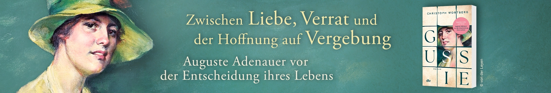 Zwischen Liebe, Verrat und der Hoffnung auf Vergebung. Cover von Gussie von Christoph Wortberg.