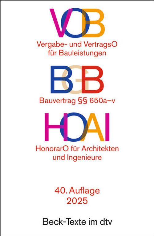 VOB / BGB  / HOAI