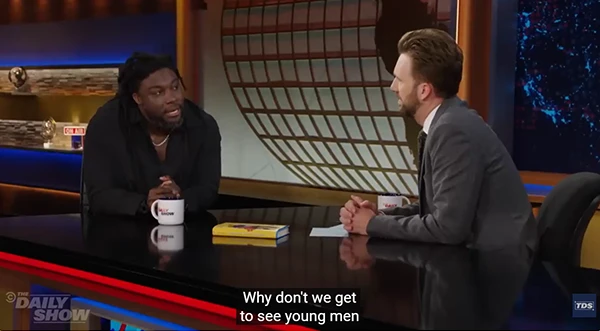 Jason Reynolds in ›The Daily Show‹
