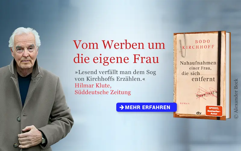 Nahaufnahmen einer Frau, die sich entfernt von Bodo Kirchhoff