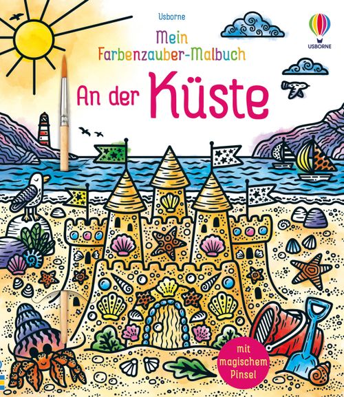 Cover des Buches Mein Farbenzauber-Malbuch: An der Küste von  Cover des Buches Mein Farbenzauber-Malbuch: An der Küste von