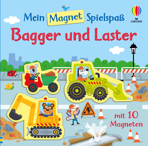 Cover des Buches Mein Magnet-Spielspaß: Bagger und Laster von Kristie Pickersgill