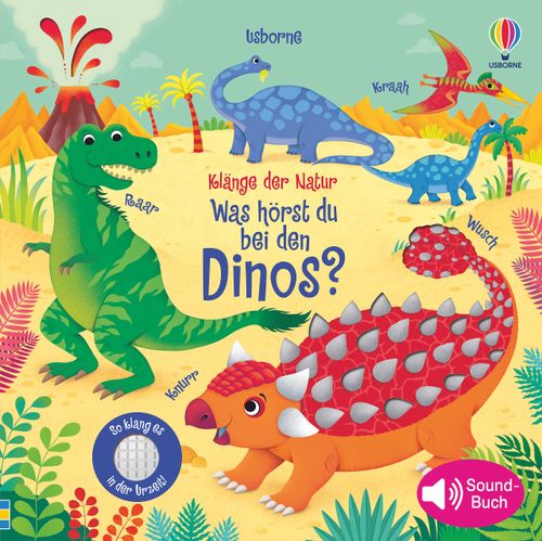 Cover des Buches Klänge der Natur: Was hörst du bei den Dinos? von 