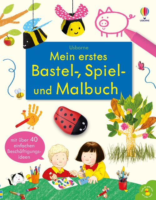 Cover des Buches Mein erstes Bastel-, Spiel- und Malbuch von 