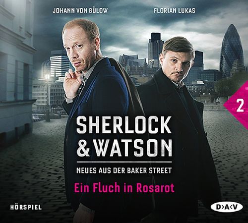 Cover des Buches Sherlock & Watson – Neues aus der Baker Street: Ein Fluch in Rosarot (Fall 2) von 