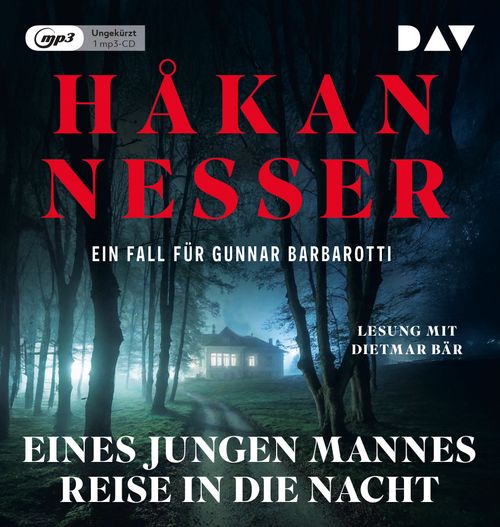 Cover des Buches Eines jungen Mannes Reise in die Nacht. Ein Fall für Gunnar Barbarotti von 